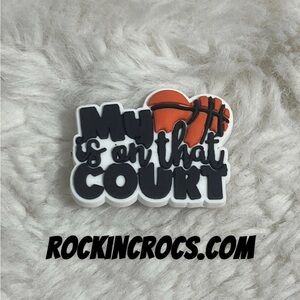 Basketball Croc Charm